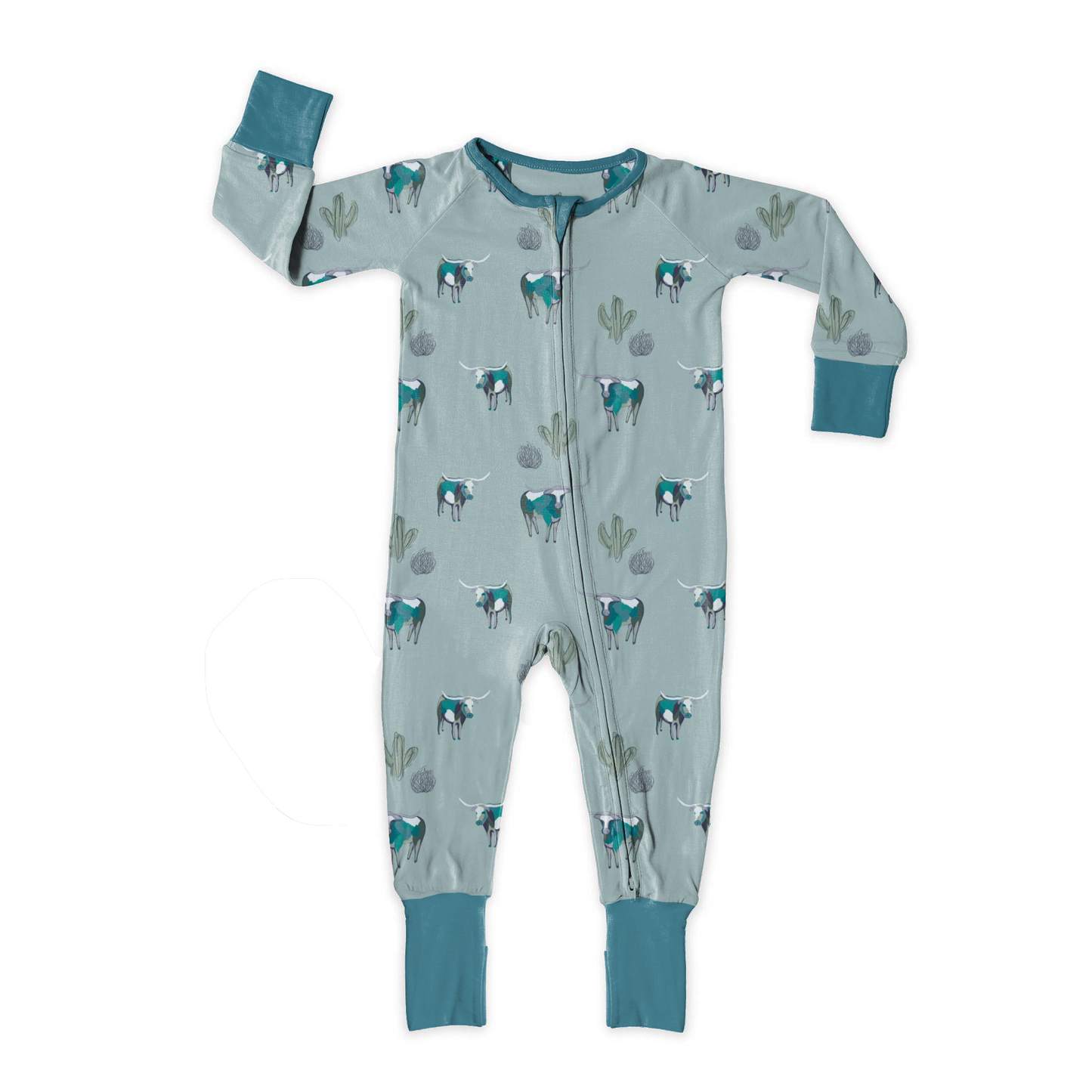 PREORDER 11/7 Cattle Drive Convertible Zip Pajama