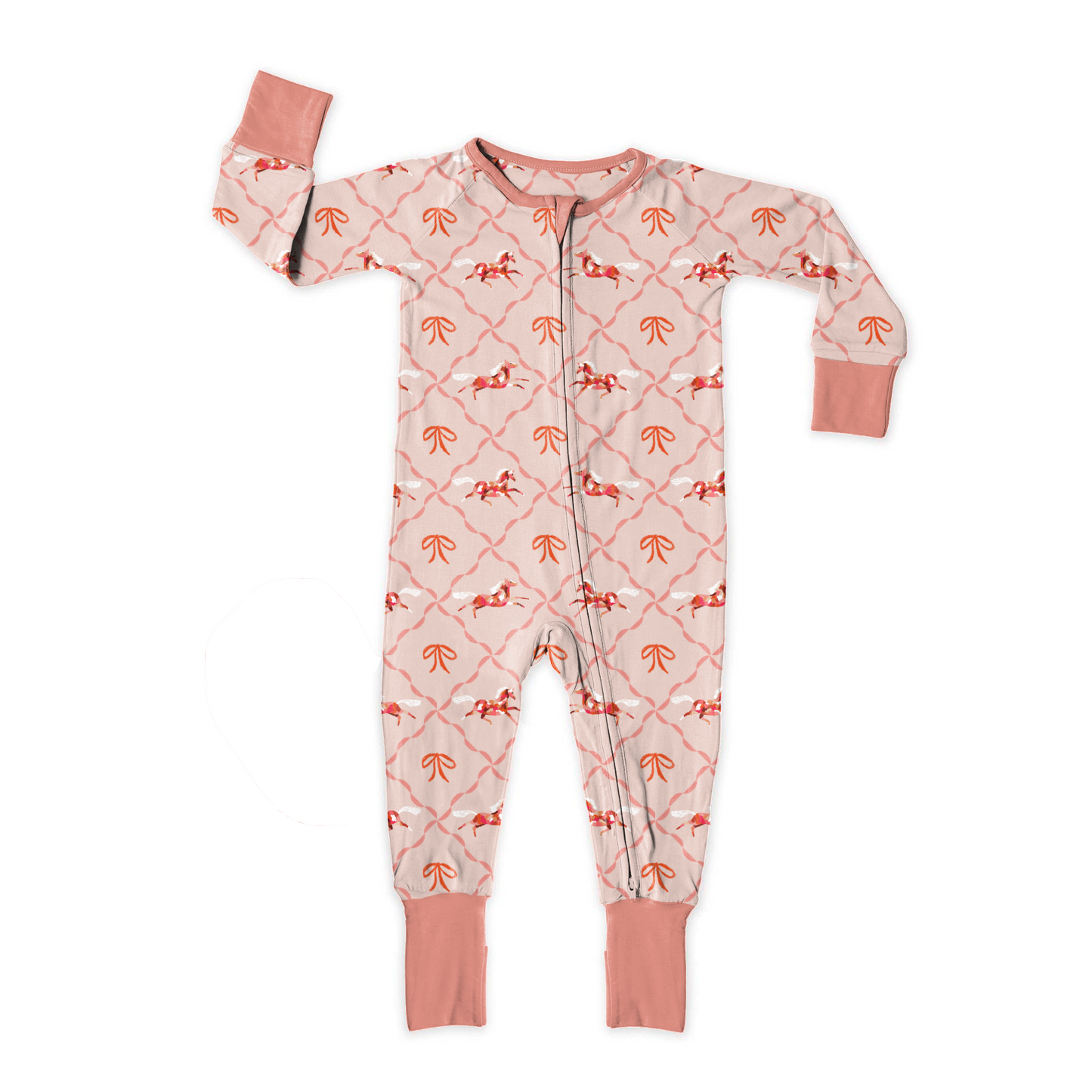 PREORDER 11/7 Prissy Prance Convertible Zip Pajama