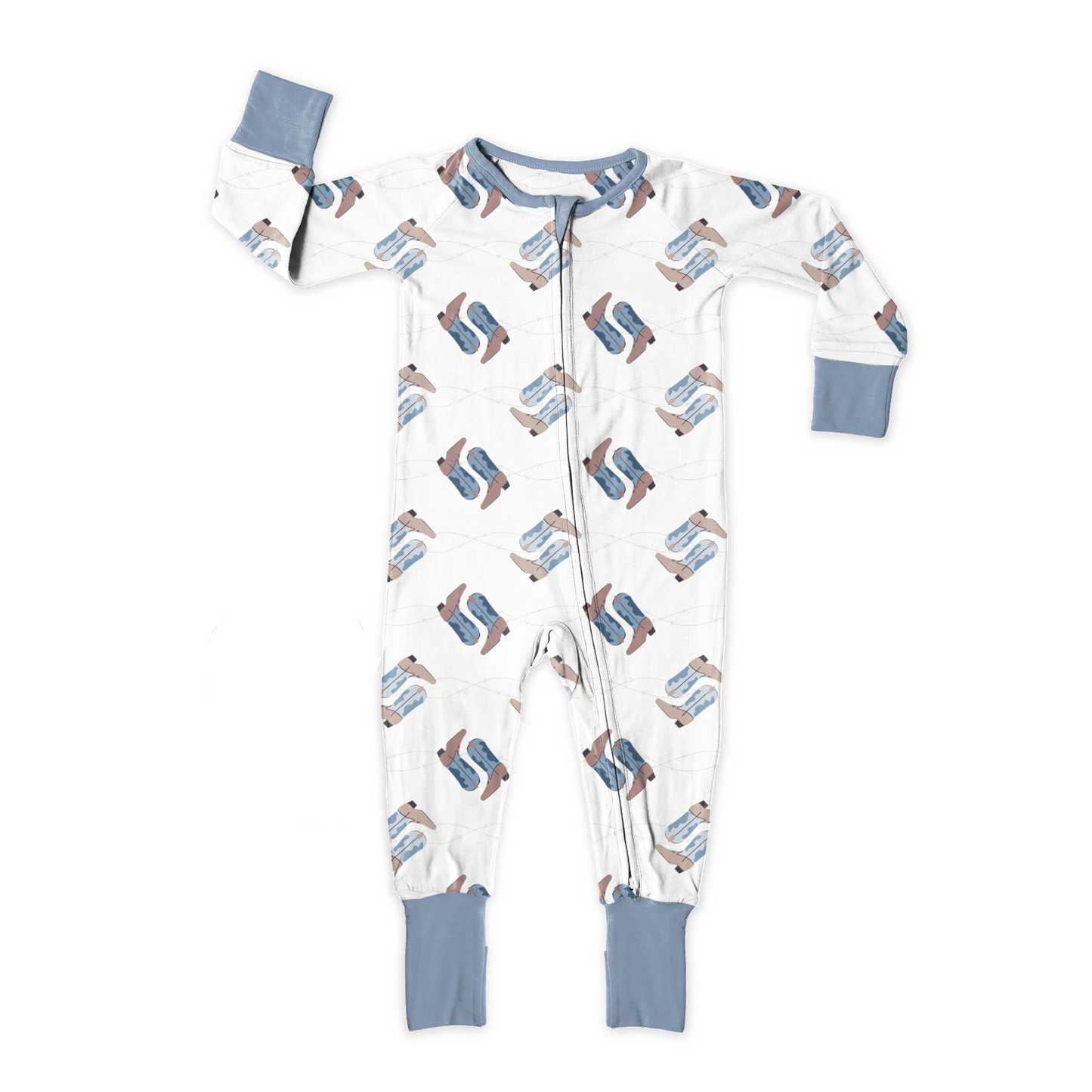PREORDER 11/7 Two Step’n Buckaroo Convertible Zip Pajama