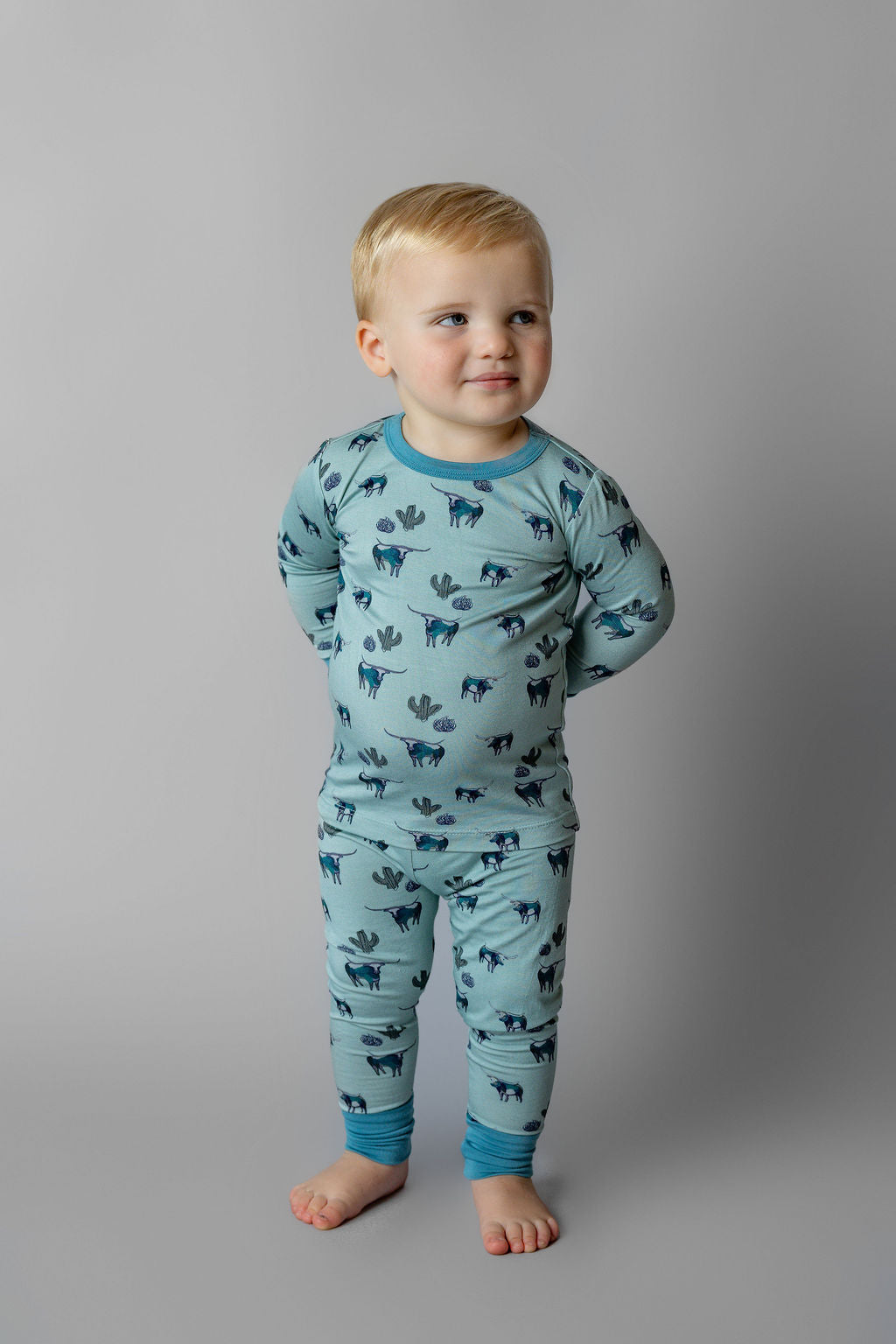 Cattle Drive Long Sleeve Pajama Set