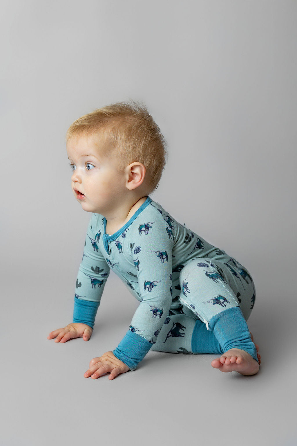 Cattle Drive Convertible Zip Pajama