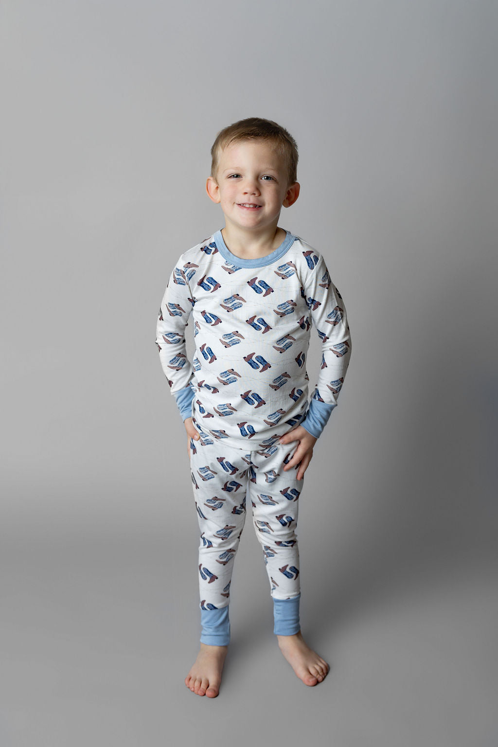 Two Step'n Buckaroo Long Sleeve Pajama Set