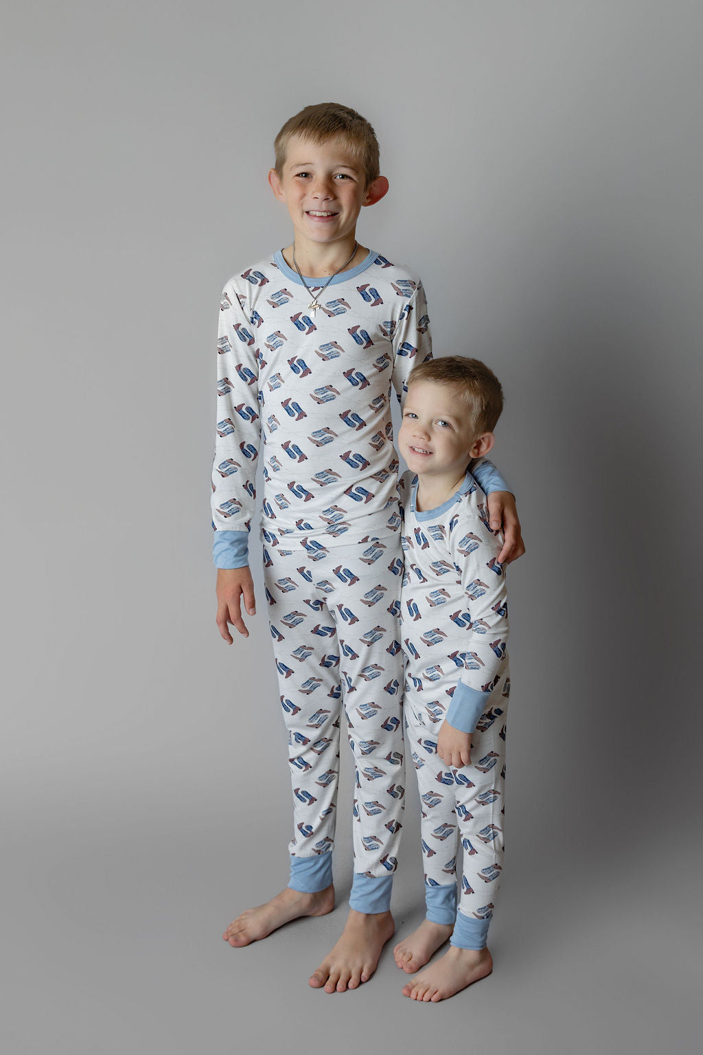 Two Step'n Buckaroo Long Sleeve Pajama Set