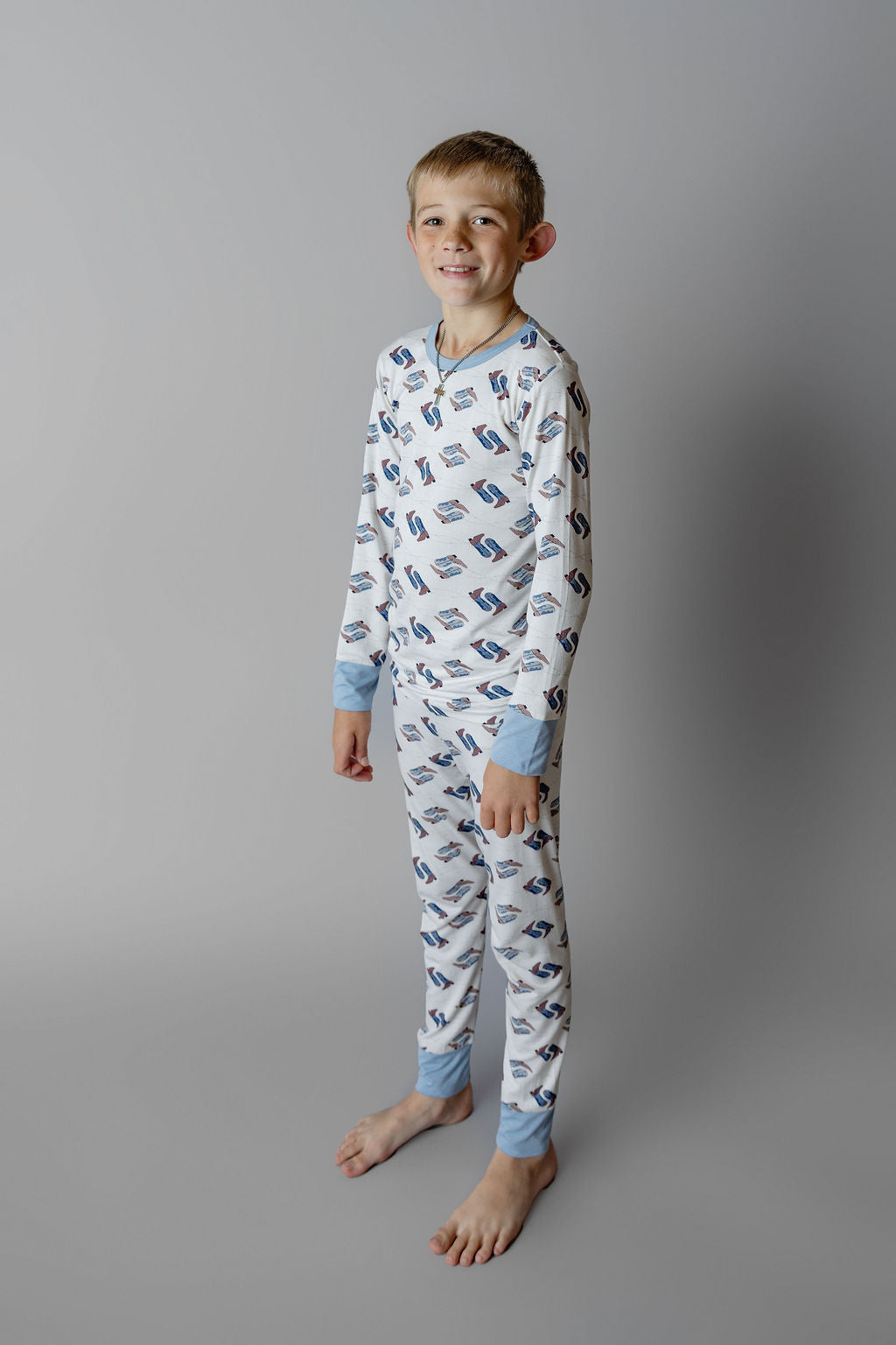 Two Step'n Buckaroo Long Sleeve Pajama Set