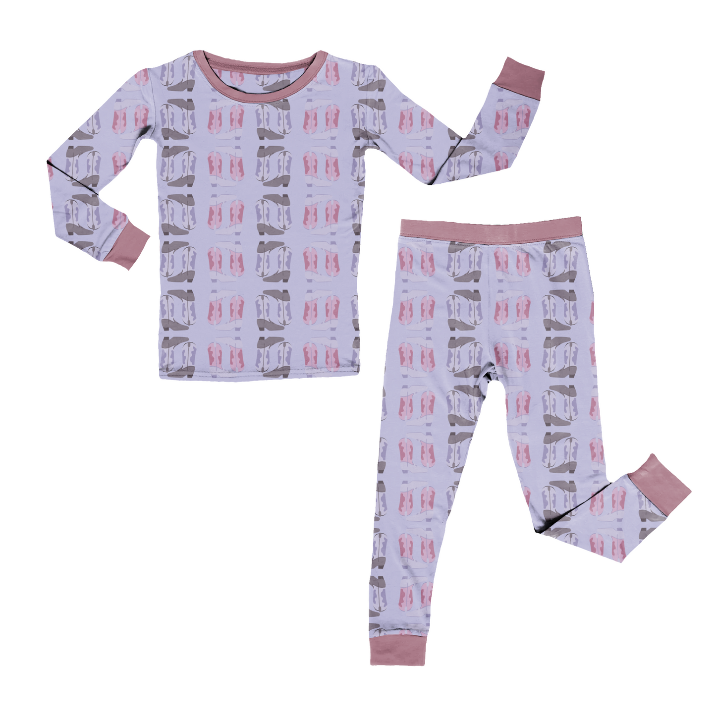 PREORDER 11/7 Two Step'n Sweetheart Long Sleeve Pajama Set